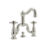 Rohl - Acqui Bridge Lavatory Faucet - Polished Nickel