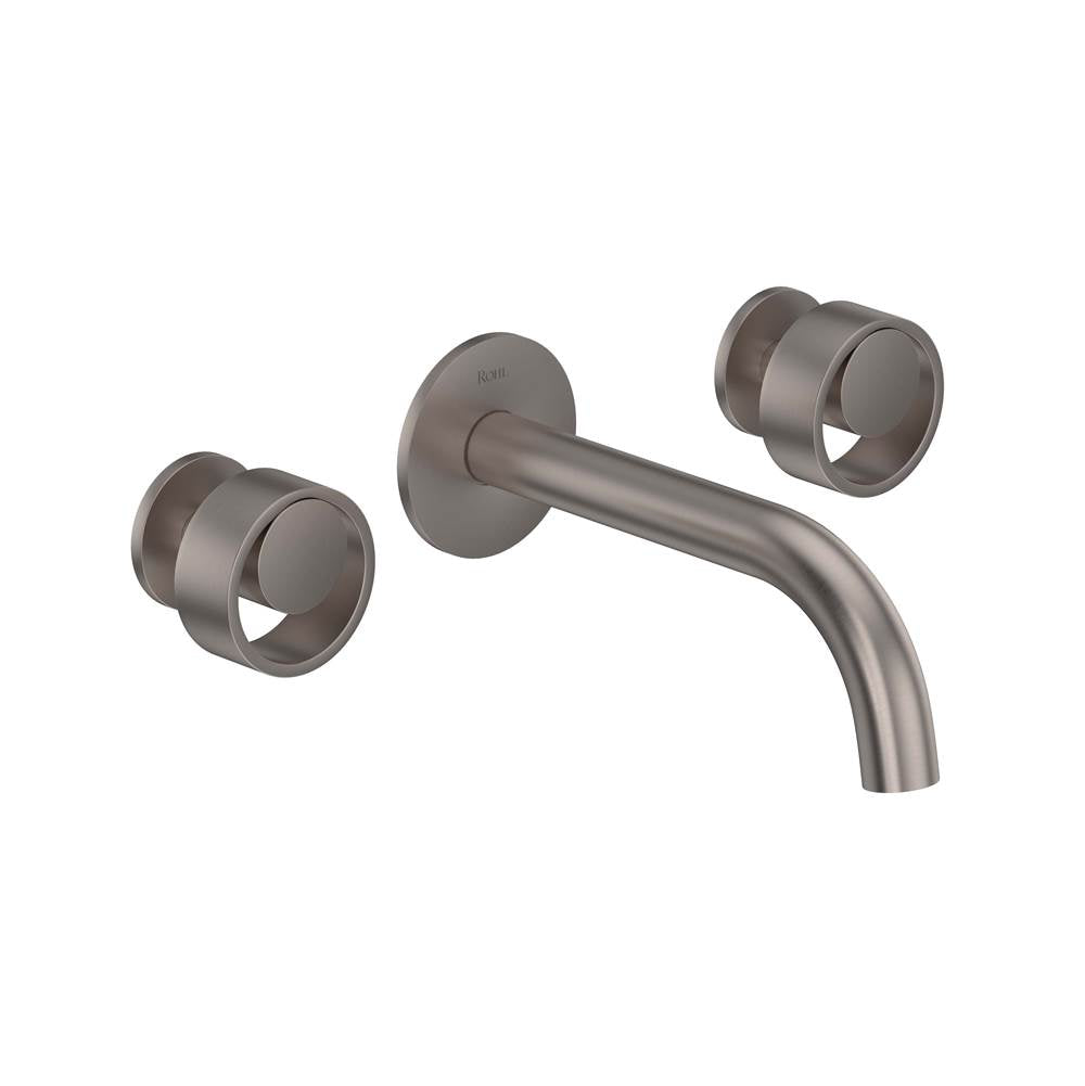 Rohl - EclissiE Wall Mount Lavatory Faucet Trim With C-Spout - Satin Nickel