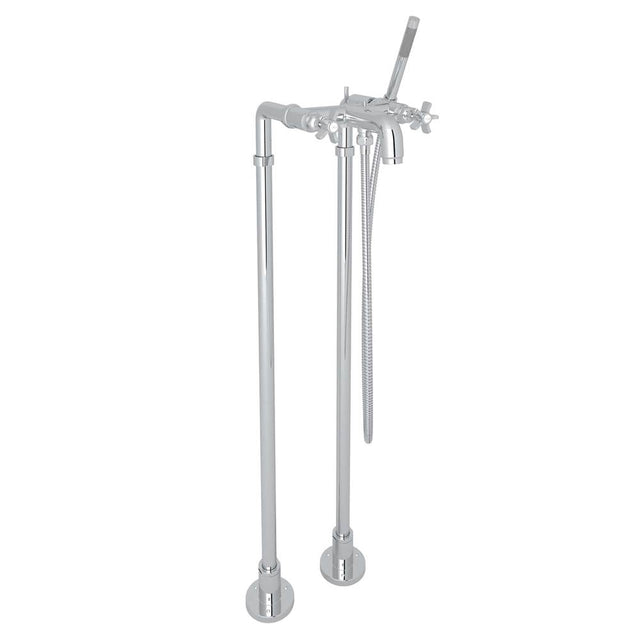 Rohl - San GiovanniE Floor Mount Tub Filler - Polished Chrome
