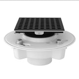 Rohl - PVC 2'' X 3'' Drain Kit With 3143 Matrix Decorative Cover - Matte Black