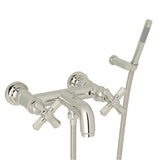 Rohl - San GiovanniE Exposed Wall Mount Tub Filler - Polished Nickel