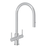 Rohl - PirelloneE Two Handle Pull-Down Kitchen Faucet - Polished Chrome
