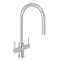 Rohl - PirelloneE Two Handle Pull-Down Kitchen Faucet - Polished Chrome