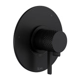 Rohl - TenerifeE 1/2'' Therm & Pressure Balance Trim With 3 Functions - Matte Black