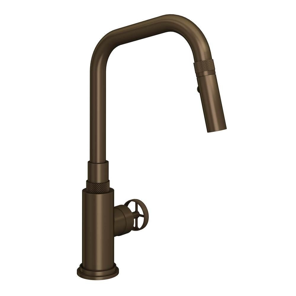 Rohl - CampoE Pull-Down Kitchen Faucet - Tuscan Brass
