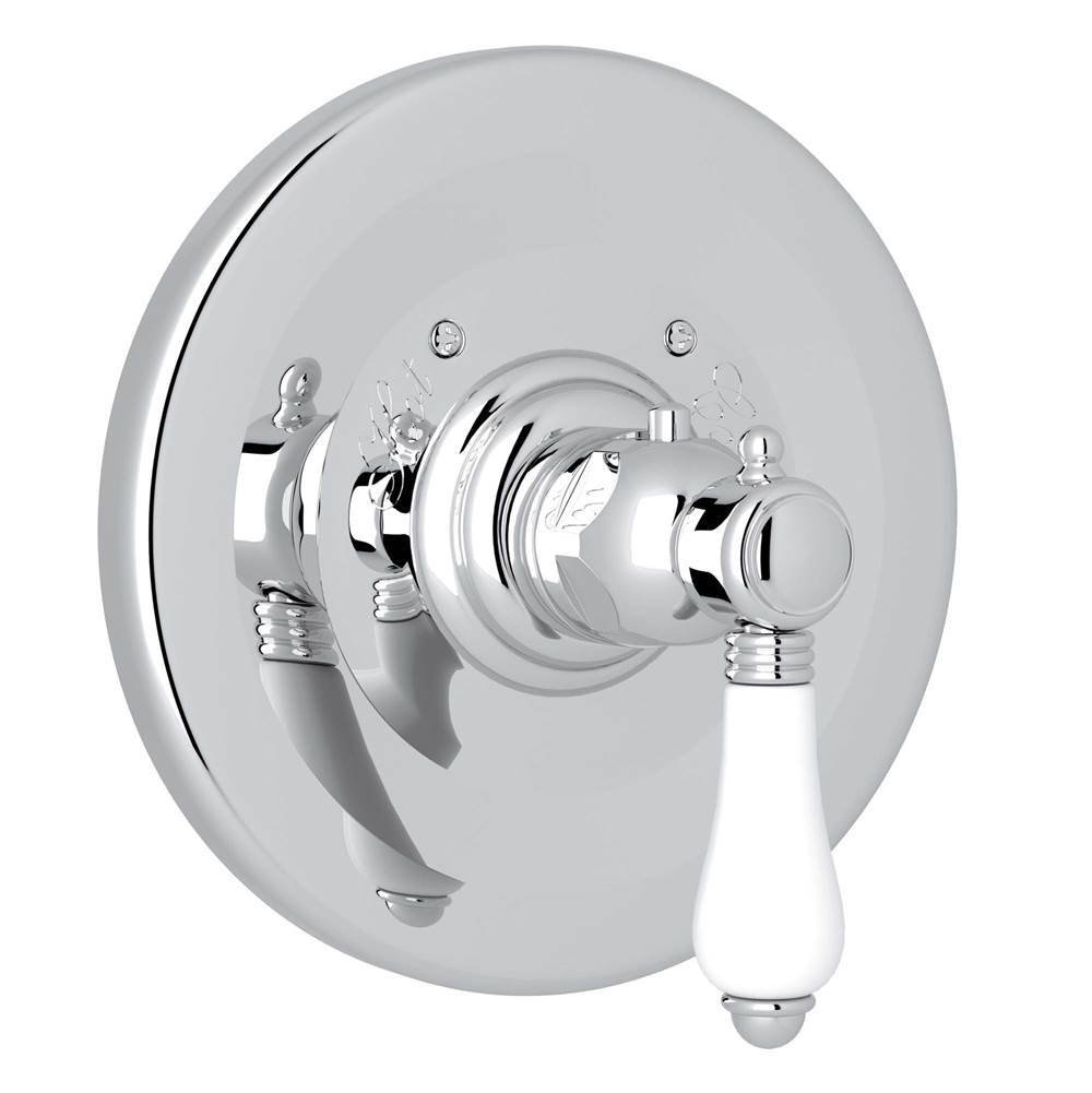 Rohl - 3/4'' Thermostatic Trim Without Volume Control - Polished Chrome