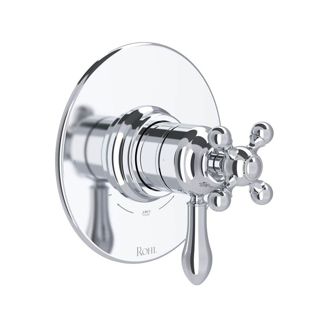 Rohl - ArcanaE 1/2'' Therm & Pressure Balance Trim With 2 Functions - Polished Chrome