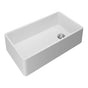 Rohl - AlliaE 36'' Fireclay Single Bowl Farmhouse Apron Front Kitchen Sink - White