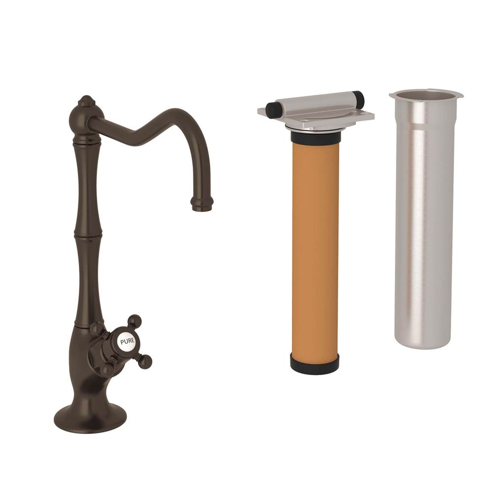 Rohl - Acqui Filter Kitchen Faucet Kit - Tuscan Brass
