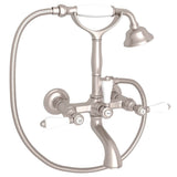 Rohl - Exposed Wall Mount Tub Filler - Satin Nickel