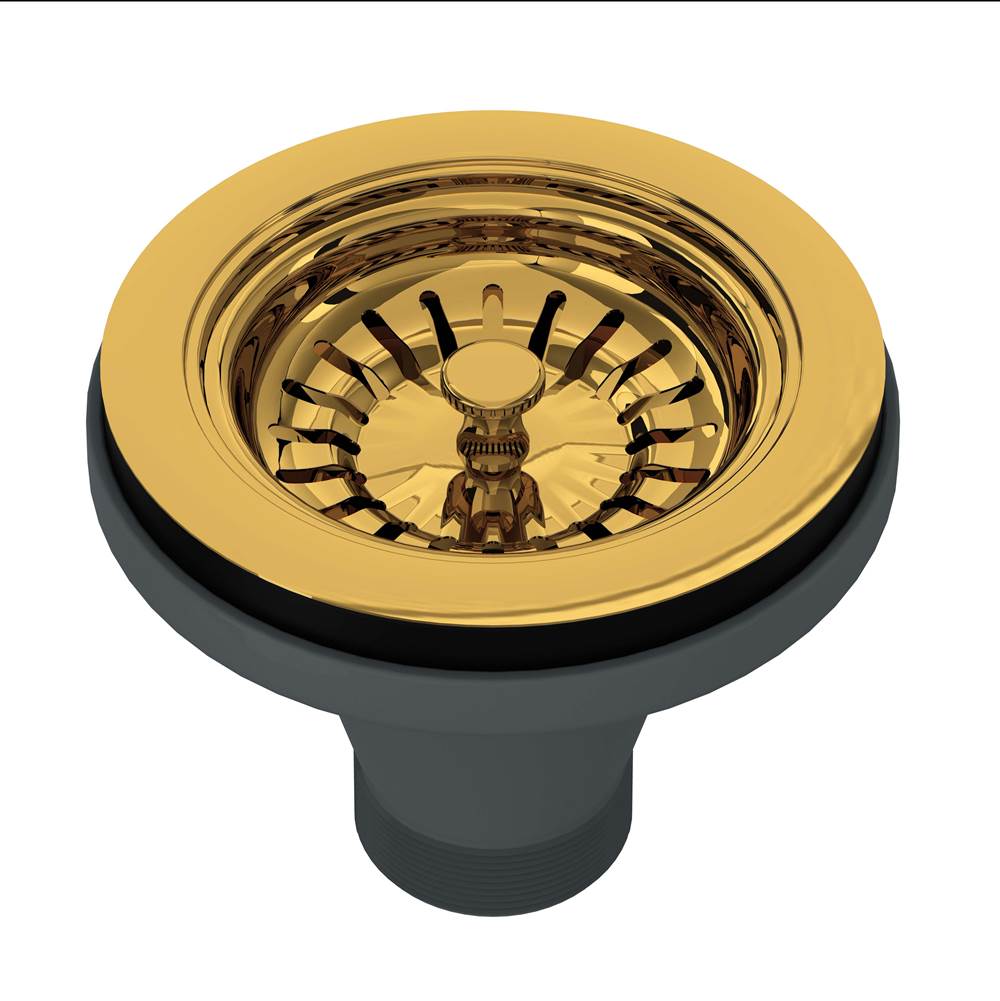 Rohl - Basket Strainer - Unlacquered Brass