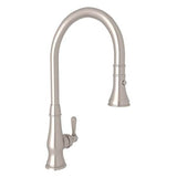 Rohl - PatriziaE Pull-Down Bar/Food Prep Kitchen Faucet - Satin Nickel