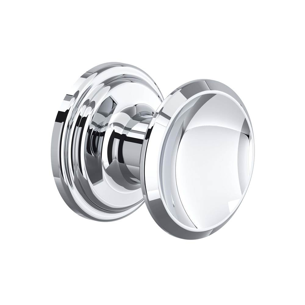 Rohl - Small Concave Drawer Pull Knobs - Set of 5 - Polished Chrome