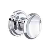 Rohl - Small Concave Drawer Pull Knobs - Set of 5 - Polished Chrome