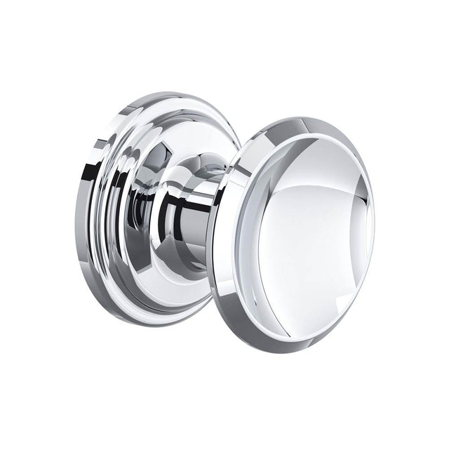 Rohl - Small Concave Drawer Pull Knobs - Set of 5 - Polished Chrome