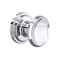 Rohl - Small Concave Drawer Pull Knobs - Set of 5 - Polished Chrome
