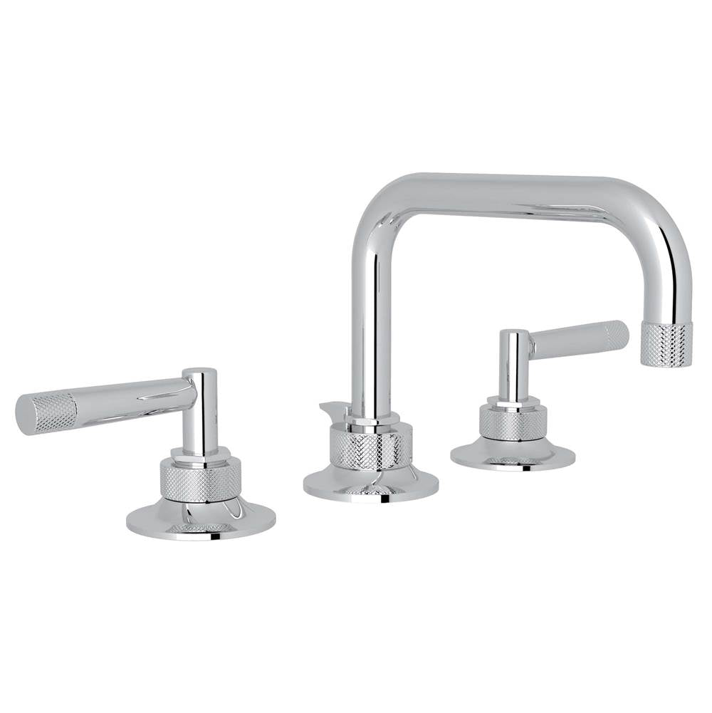 Rohl - Graceline Widespread Lavatory Faucet With U-Spout - Polished Chrome