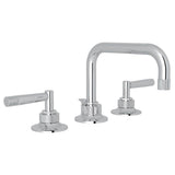 Rohl - Graceline Widespread Lavatory Faucet With U-Spout - Polished Chrome