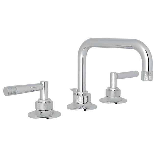Rohl - Graceline Widespread Lavatory Faucet With U-Spout - Polished Chrome