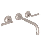 Rohl - Graceline Wall Mount Tub Filler Trim - Satin Nickel