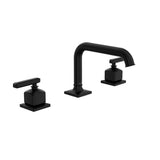 Rohl - ApothecaryE Widespread Lavatory Faucet With U-Spout - Matte Black