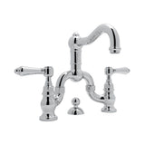 Rohl - Acqui Bridge Lavatory Faucet - Polished Chrome
