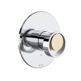 Rohl - EclissiE 1/2'' Pressure Balance Trim - Polished Chrome With Satin Nickel