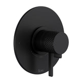 Rohl - TenerifeE 1/2'' Therm & Pressure Balance Trim With 2 Functions - Matte Black