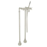 Rohl - San GiovanniE Floor Mount Tub Filler - Polished Nickel