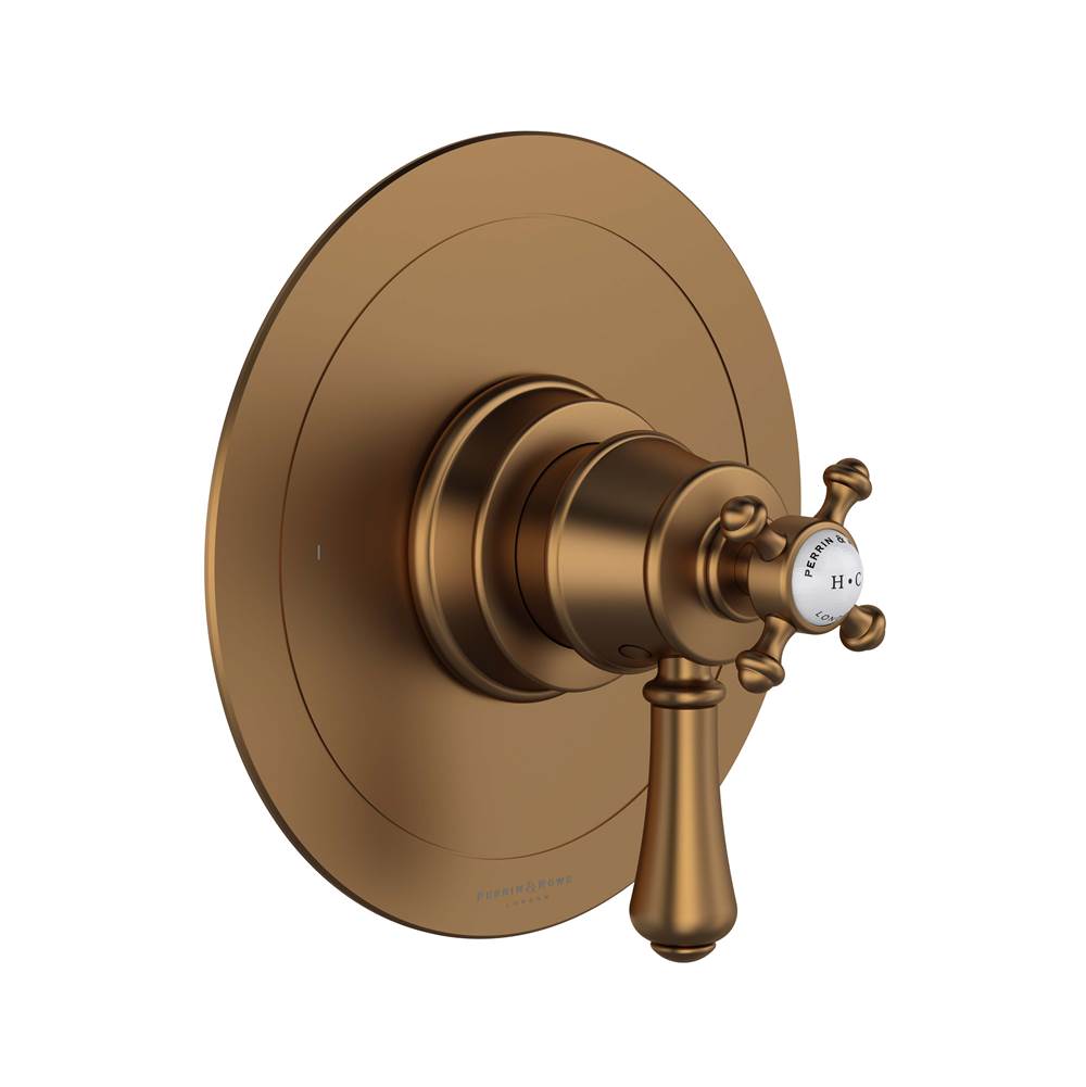 Rohl - Georgian EraE 1/2'' Therm & Pressure Balance Trim With 2 Functions - English Bronze