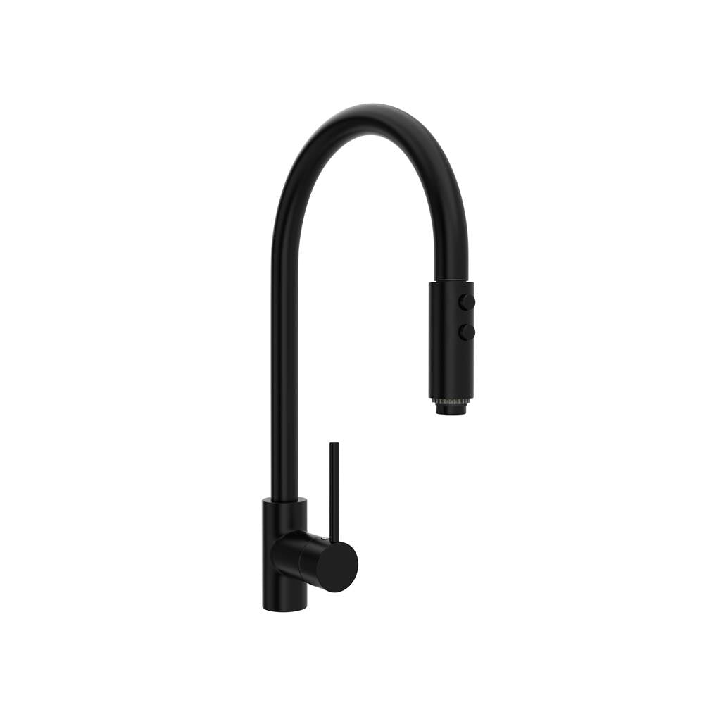 Rohl - PirelloneE Tall Pull-Down Kitchen Faucet - Matte Black