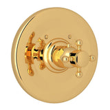 Rohl - 3/4'' Thermostatic Trim Without Volume Control - Italian Brass