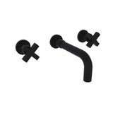 Rohl - Lombardia Wall Mount Lavatory Faucet Trim - Matte Black