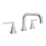 Rohl - Lombardia Widespread Lavatory Faucet With U-Spout - Polished Chrome