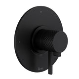 Rohl - TenerifeE 1/2'' Therm & Pressure Balance Trim With 3 Functions - Matte Black