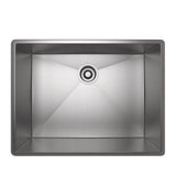 Rohl - ForzeE 24'' Single Bowl Stainless Steel Kitchen Sink - Brushed Stainless Steel