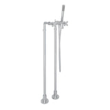 Rohl - Lombardia Floor Mount Tub Filler - Polished Chrome