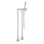 Rohl - Lombardia Floor Mount Tub Filler - Polished Chrome