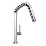 Rohl - TenerifeE Pull-Down Kitchen Faucet With U-Spout - Polished Chrome