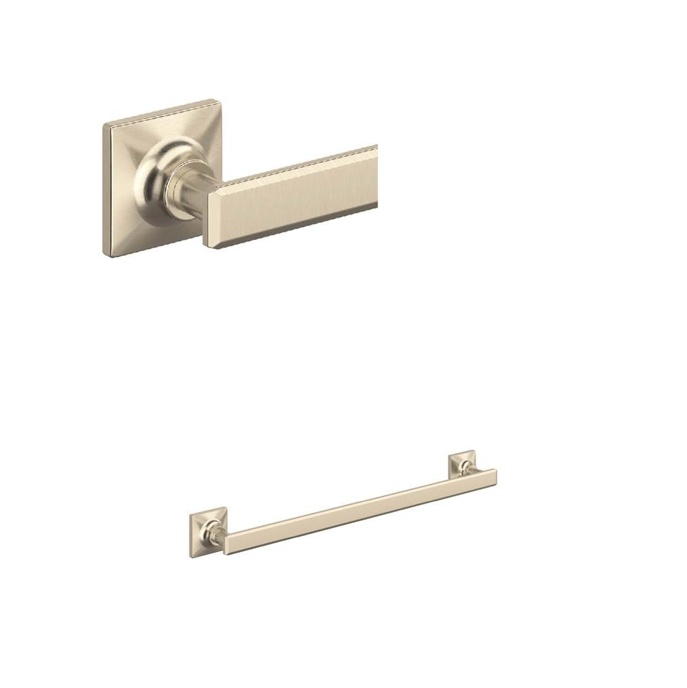 Rohl - ApothecaryE 18'' Towel Bar - Satin Nickel