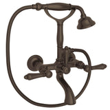 Rohl - Exposed Wall Mount Tub Filler - Tuscan Brass