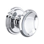 Rohl - Large Concave Drawer Pull Knobs - Set of 5 - Polished Chrome