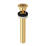 Rohl - Lavatory Grid Drain With Overflow - Italian Brass