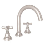 Rohl - San GiovanniE Widespread Lavatory Faucet With C-Spout - Satin Nickel
