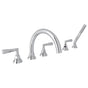 Rohl - San GiovanniE 5-Hole Deck Mount Tub Filler - Polished Chrome