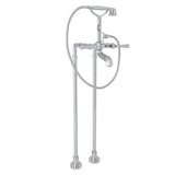 Rohl - Palladian Floor Mount Tub Filler - Polished Chrome