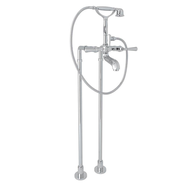 Rohl - Palladian Floor Mount Tub Filler - Polished Chrome