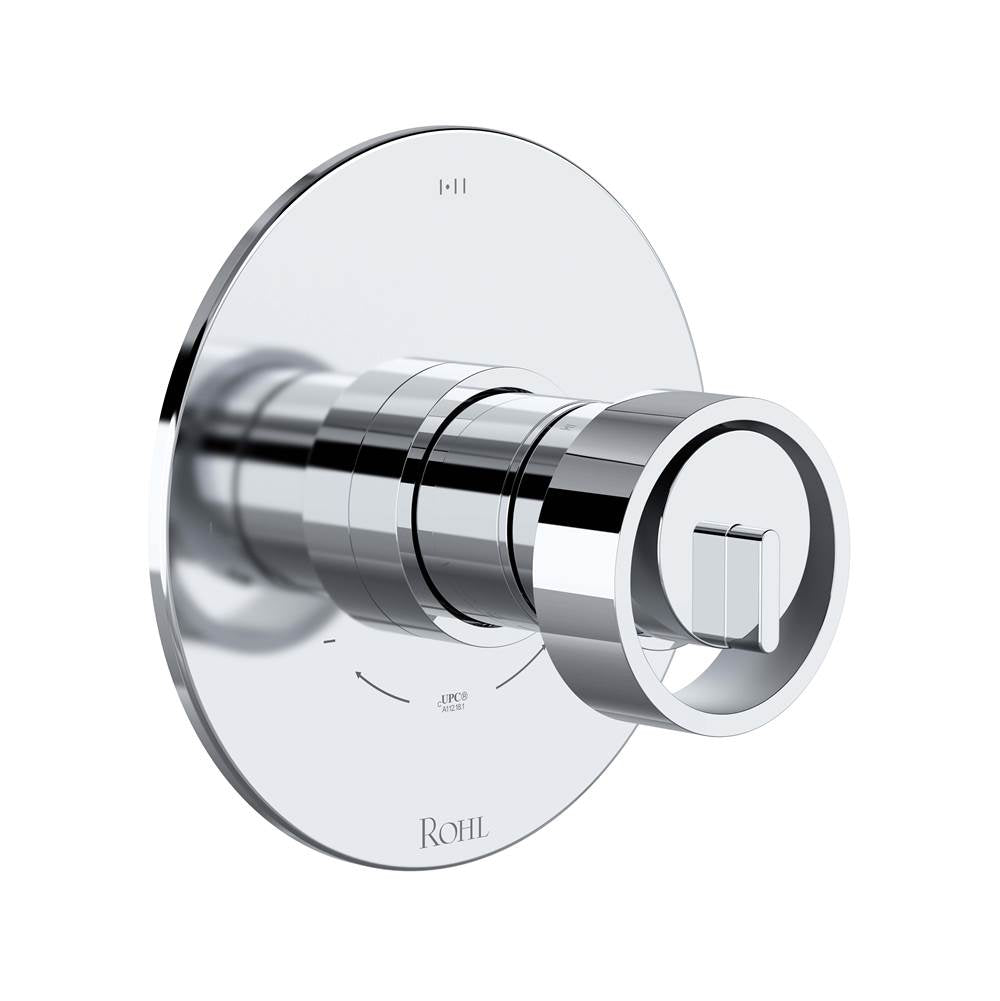 Rohl - EclissiE 1/2'' Therm & Pressure Balance Trim With 3 Functions - Polished Chrome