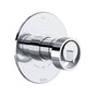 Rohl - EclissiE 1/2'' Therm & Pressure Balance Trim With 3 Functions - Polished Chrome
