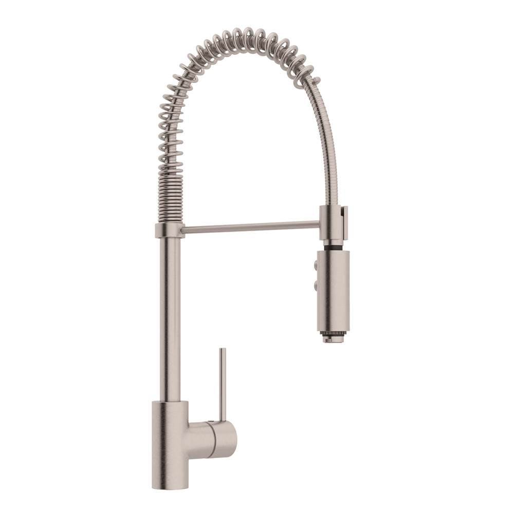 Rohl - PirelloneE Pre-Rinse Pull-Down Kitchen Faucet - Satin Nickel